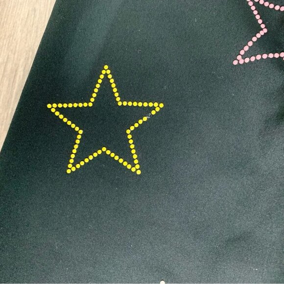 Beach Riot Soulcycle Star Studded High Rise Leggings Black Size Small - Picture 13 of 15